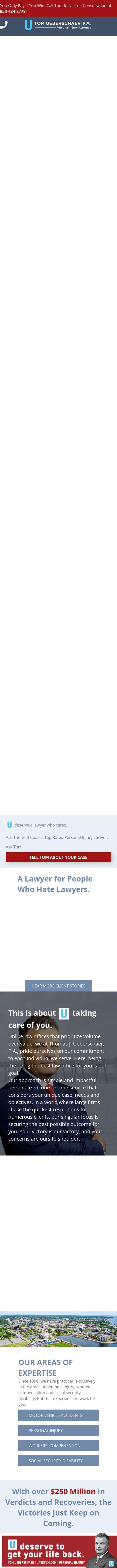 Thomas J. Ueberschaer, P.A. - Pensacola FL Lawyers