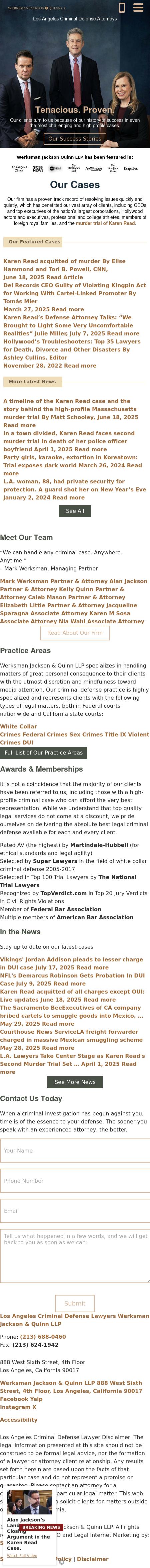 Werksman Jackson Hathaway & Quinn LLP - Los Angeles CA Lawyers