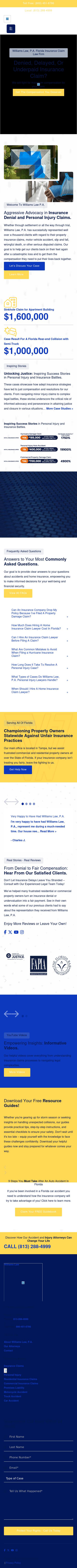 Williams Law Association, P.A. - New Port Richey FL Lawyers