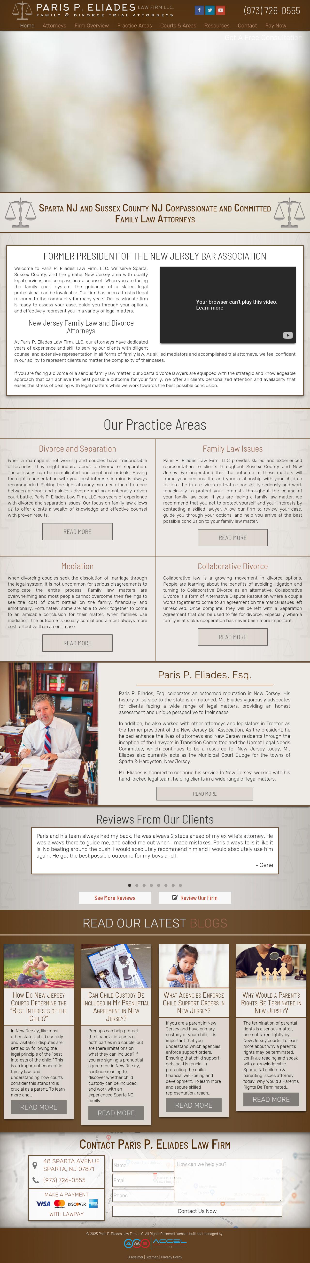 Paris P. Eliades Law Firm LLC - Sparta NJ Lawyers