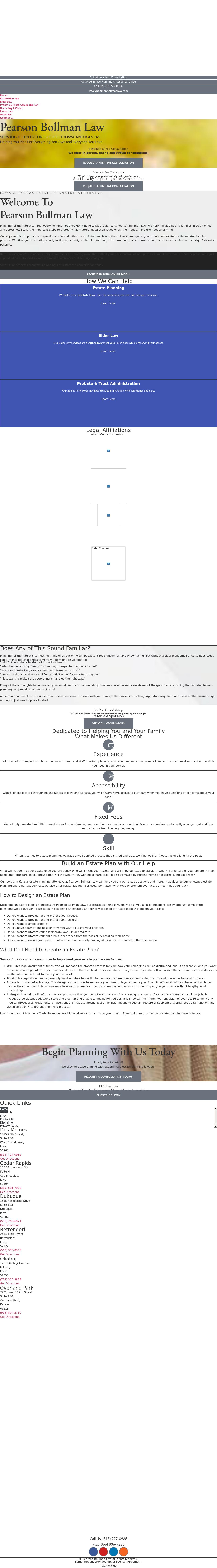 Pearson Bollman Law - West Des Moines IA Lawyers