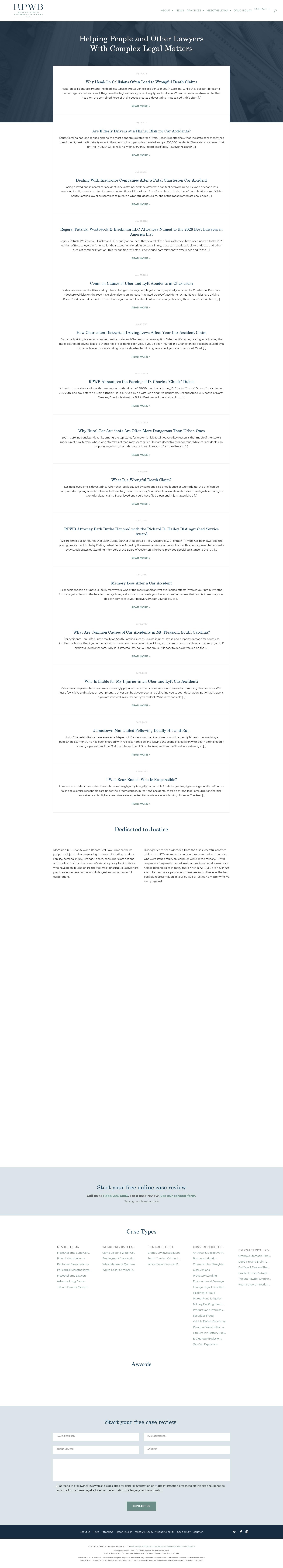 Richardson, Patrick, Westbrook & Brickman, LLC - Barnwell SC Lawyers