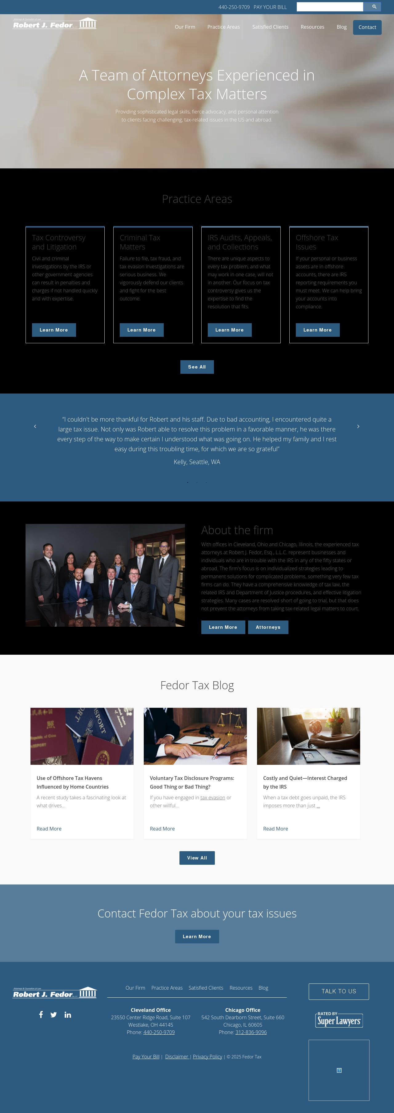 Robert J. Fedor, Esq., L.L.C. - Chicago IL Lawyers