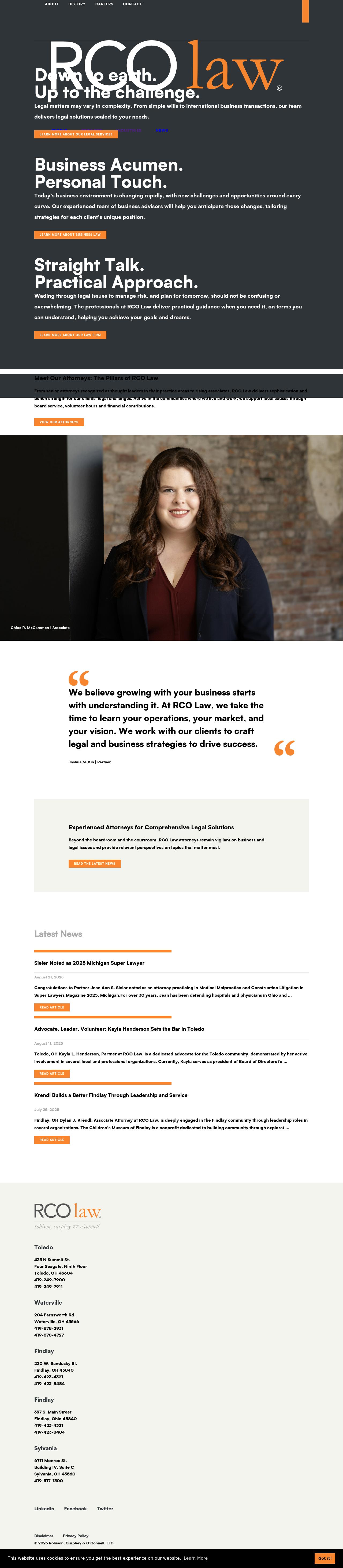 Robison, Curphey & O'Connell, LLC - Tecumseh MI Lawyers