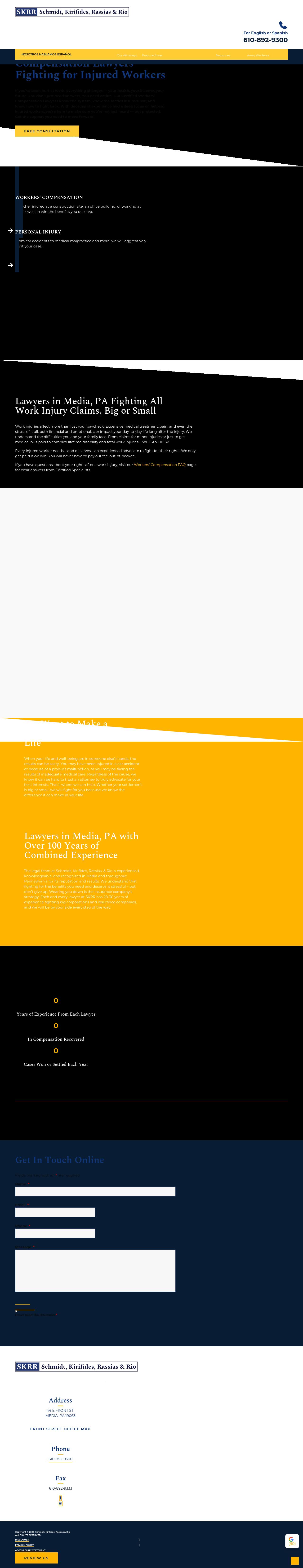 Schmidt, Kirifides, Fridkin & Rassias - Media PA Lawyers