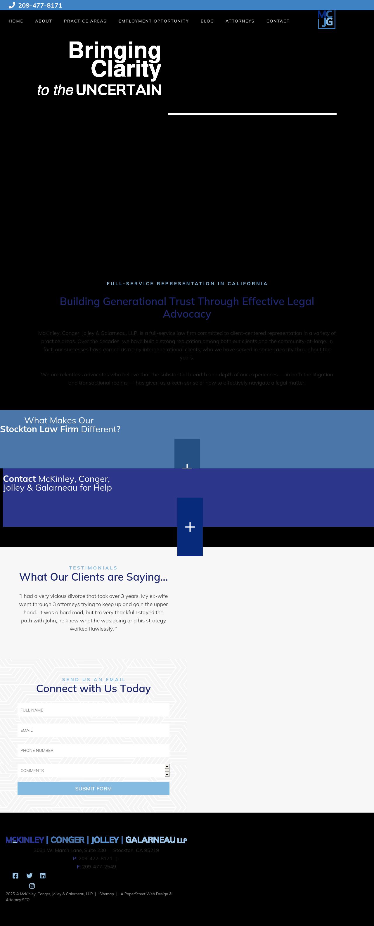 Shore Mckinley & Conger LLP - Stockton CA Lawyers