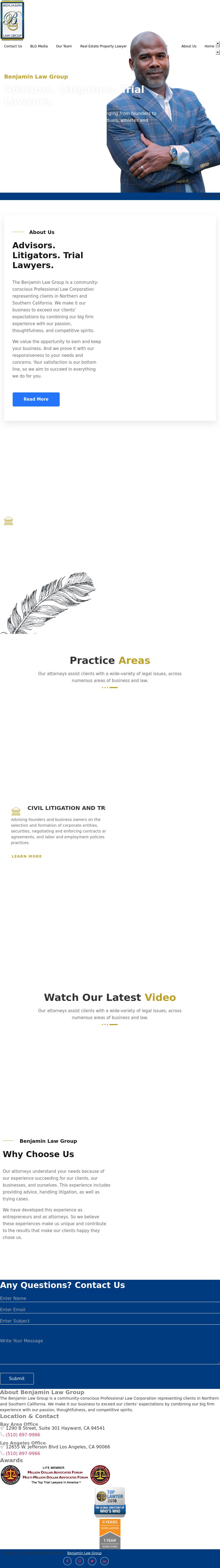 Benjamin Law Group - San Francisco CA Lawyers
