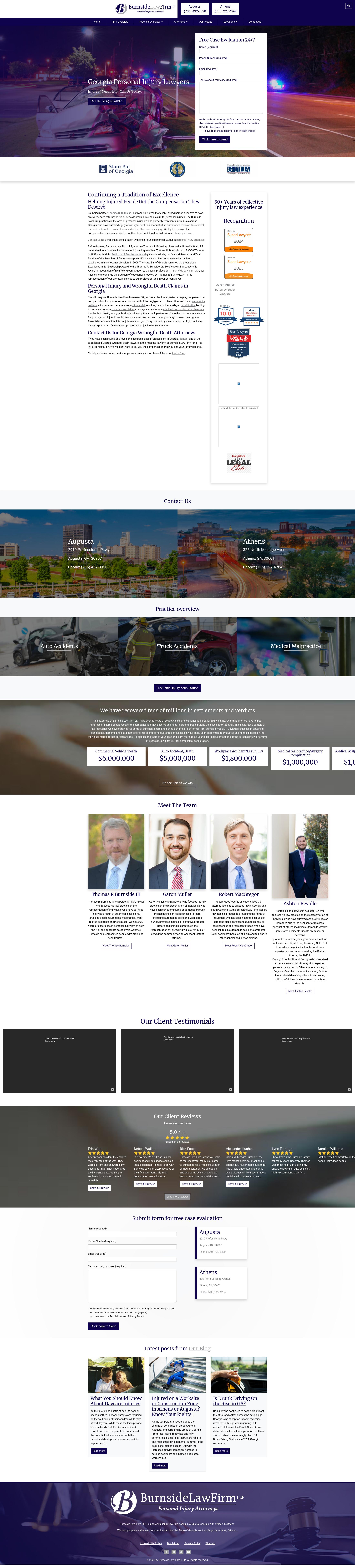 Burnside Law Firm, LLP - Athens GA Lawyers