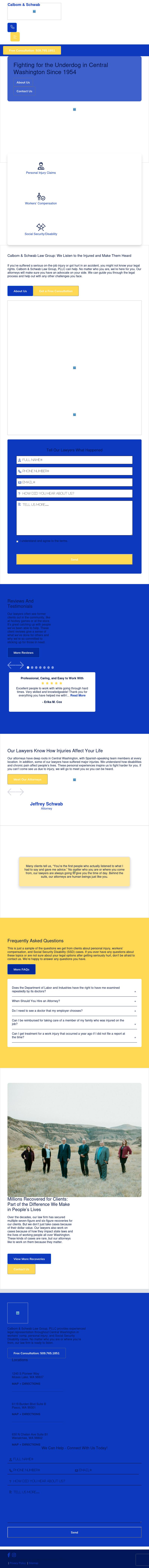Calbom & Schwab, P.S.C. - Walla Walla WA Lawyers
