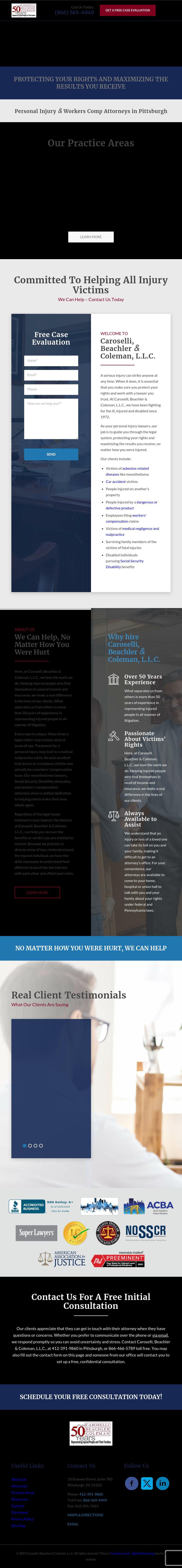 Caroselli, Beachler, McTiernan & Coleman - Philadelphia PA Lawyers
