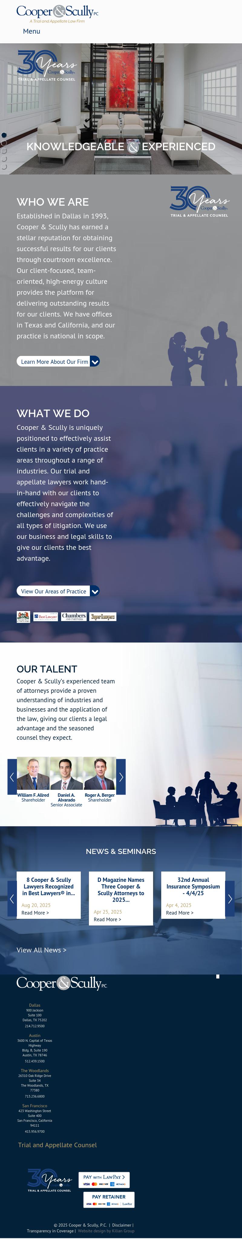 Cooper & Scully, P.C. - Dallas TX Lawyers