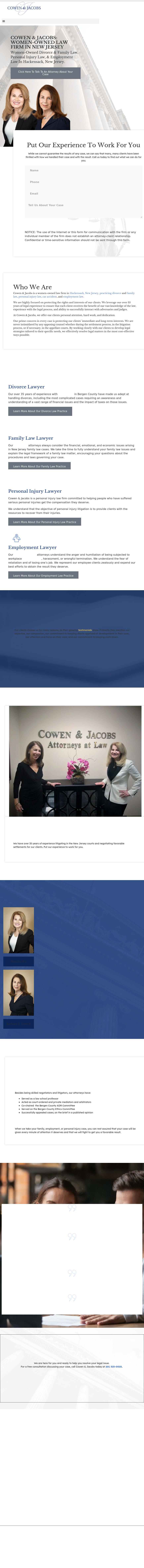 Cowen & Jacobs - Hackensack NJ Lawyers