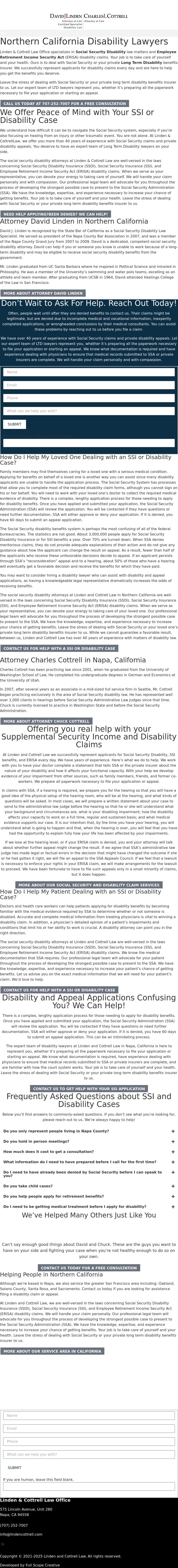 David J. Linden - Napa CA Lawyers