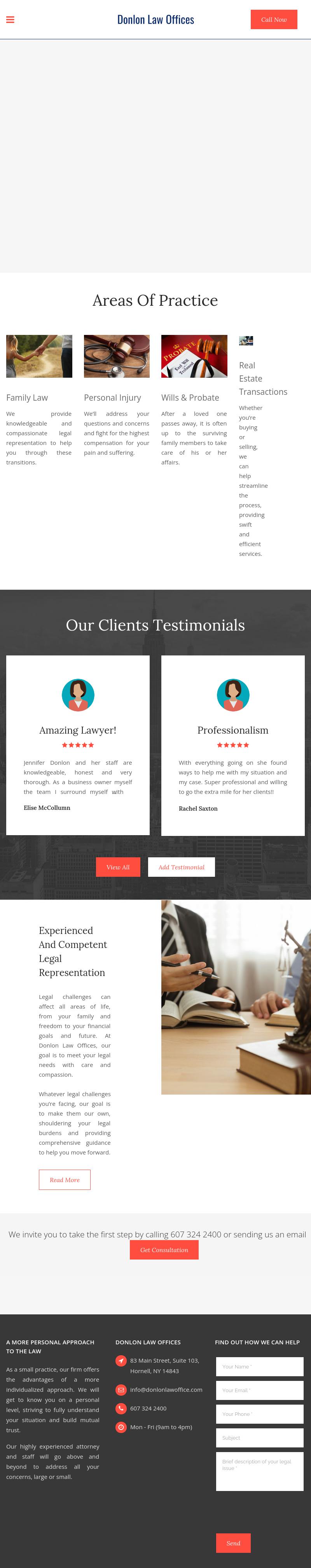 Donlon Law Offices - Hornell NY Lawyers