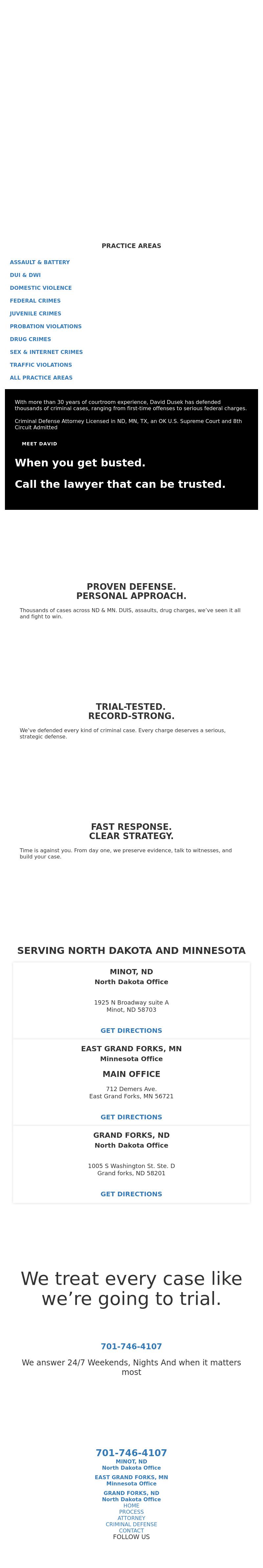 Dusek Law - Grand Forks ND Lawyers