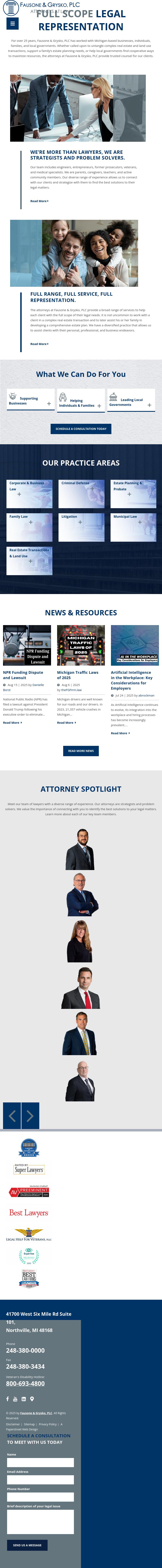 Fausone Bohn, LLP - Northville MI Lawyers
