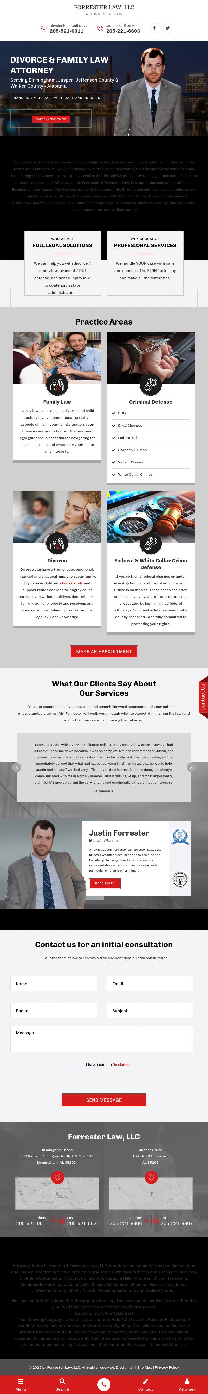 Forrester Law, LLC - Jasper AL Lawyers