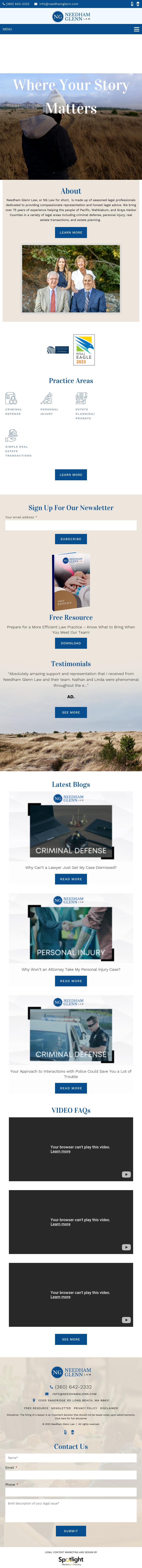 Guy M. Glenn - Long Beach WA Lawyers