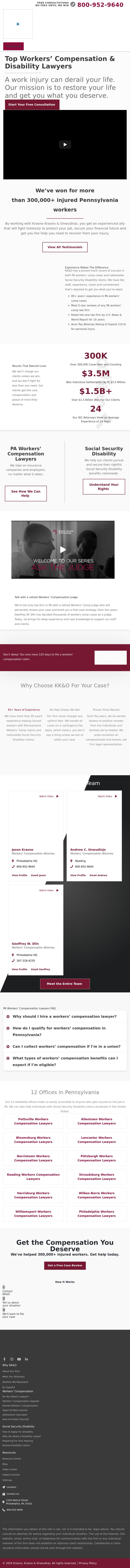 Krasno, Krasno & Onwudinjo - Reading PA Lawyers