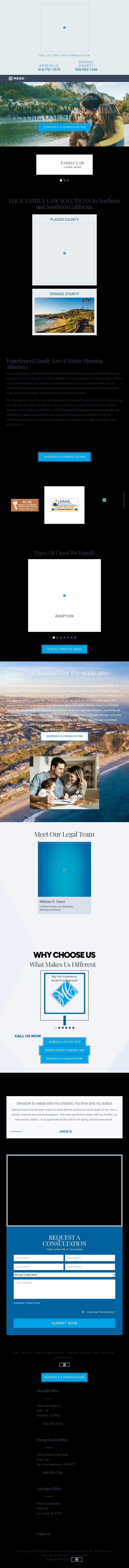 Law Office of Cecil & Cianci, PC - Roseville CA Lawyers