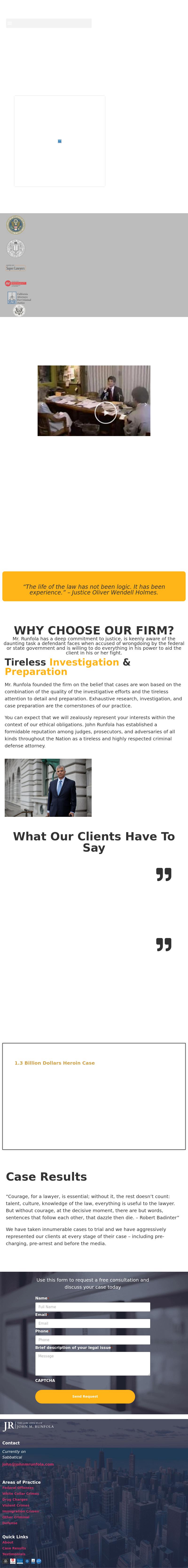 Law Office of John M. Runfola - San Francisco CA Lawyers