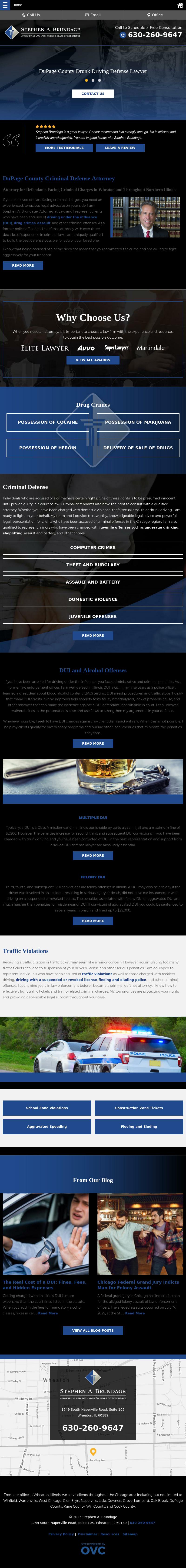 Law Office of Stephen A. Brundage - Wheaton IL Lawyers