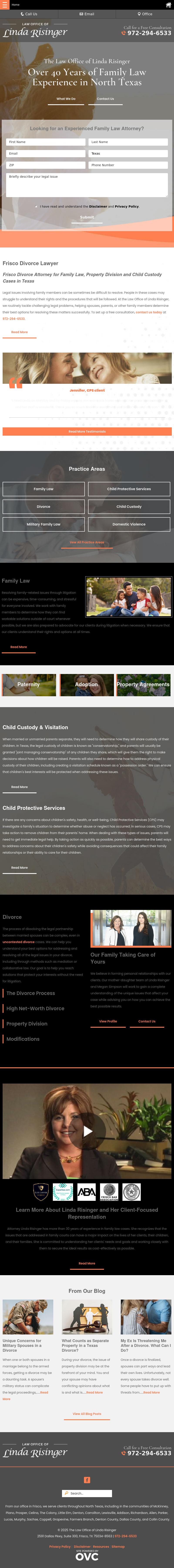 Law Offices of Linda Risinger - Frisco TX Lawyers