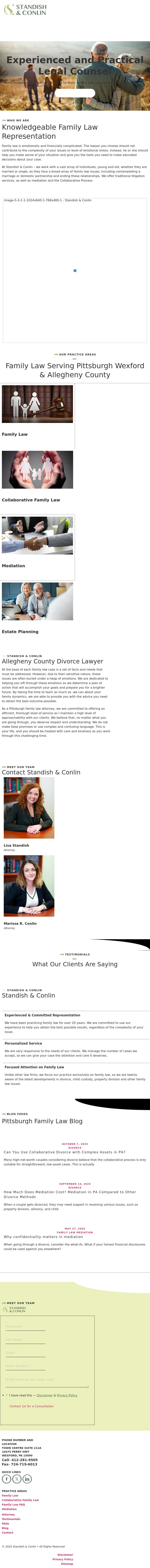 Law Offices of Lisa Standish - Wexford PA Lawyers