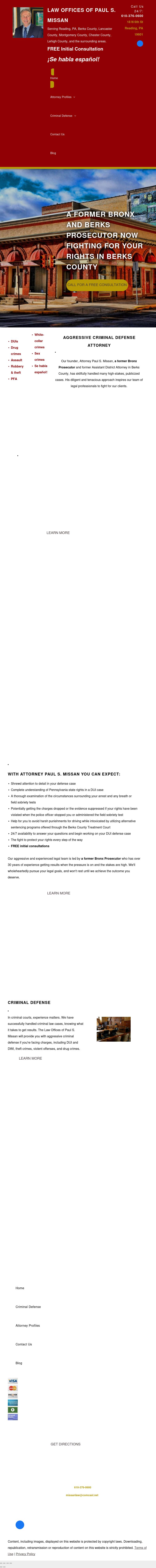 Law Offices of Paul S. Missan - Reading PA Lawyers