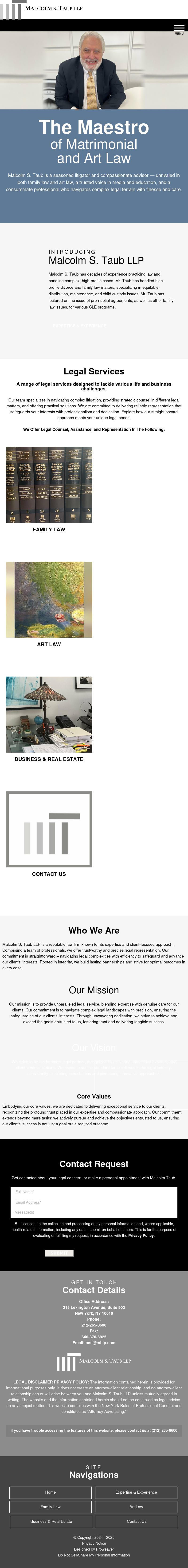 Malcolm Stephen Taub, LLP - New York NY Lawyers