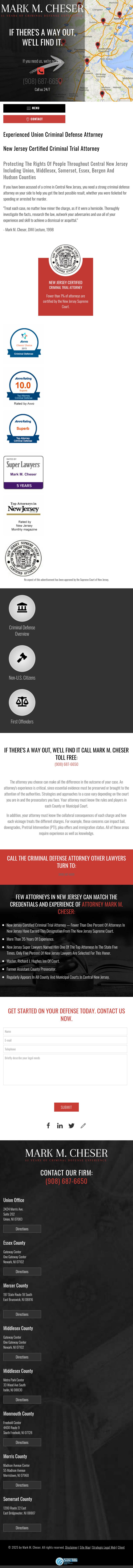 Mark M. Cheser, Esquire, Counselor at Law - Bridgewater NJ Lawyers