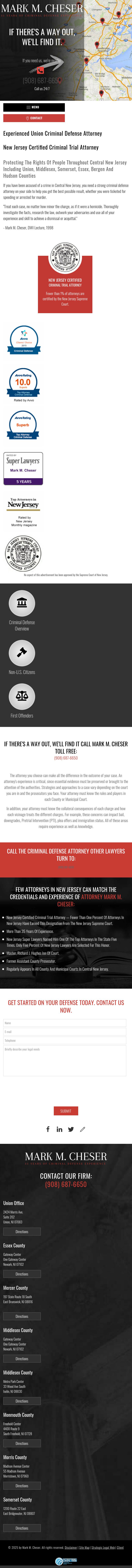 Mark M. Cheser, Esquire, Counselor at Law - East Brunswick NJ Lawyers