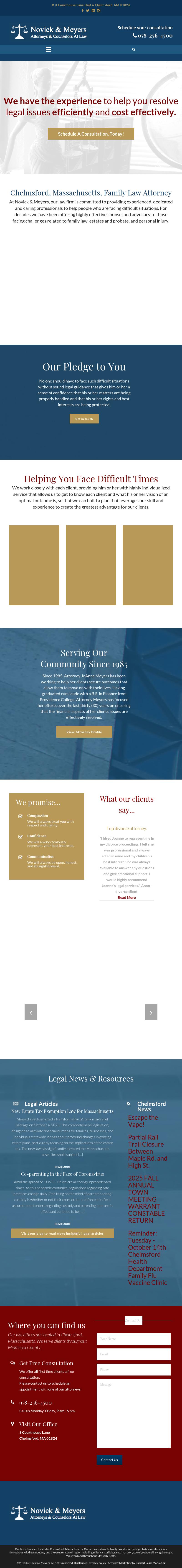 Novick & Meyers - Chelmsford MA Lawyers