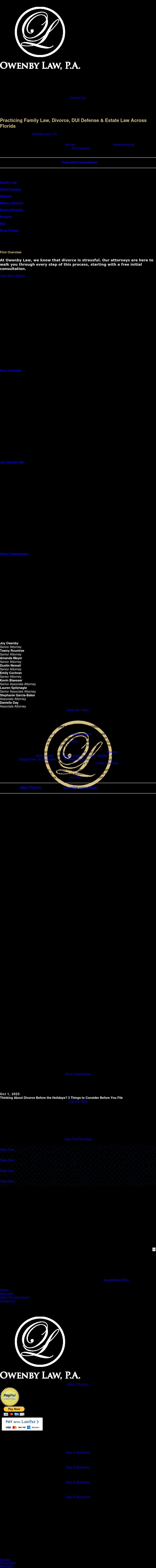 Owenby Law, LLC - Orange Park FL Lawyers