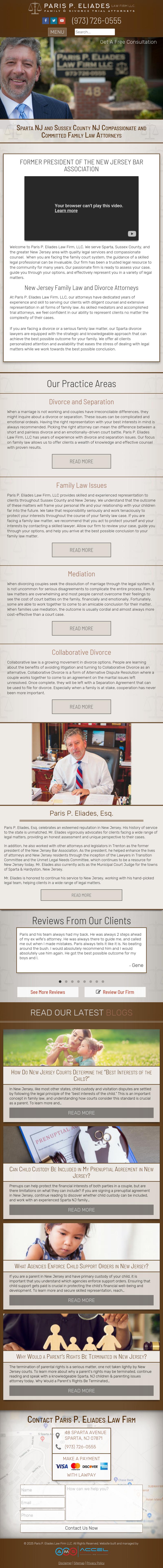 Paris P. Eliades Law Firm LLC - Sparta NJ Lawyers