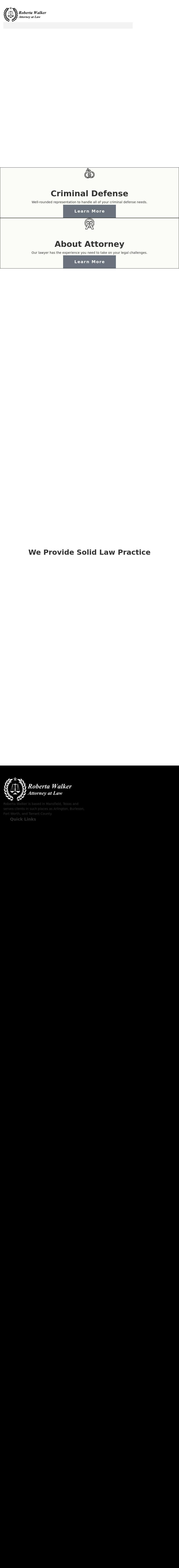 Roberta Walker, Attorney at Law - Mansfield TX Lawyers