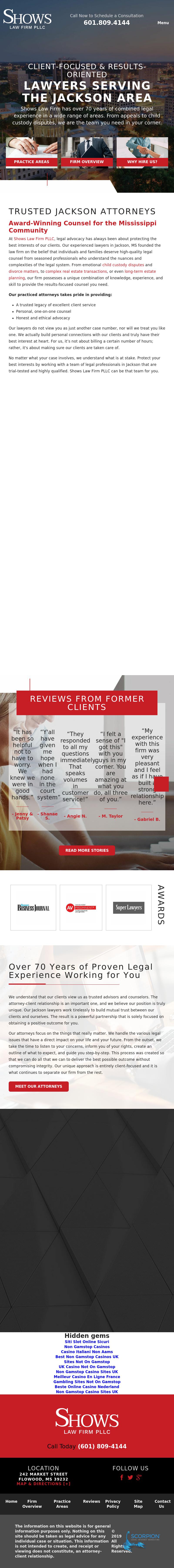 Shows Law Firm PLLC - Flowood MS Lawyers