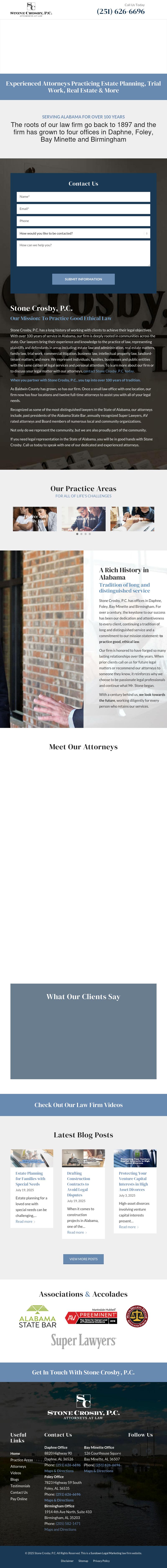 Stone, Granade & Crosby, P.C. - Daphne AL Lawyers