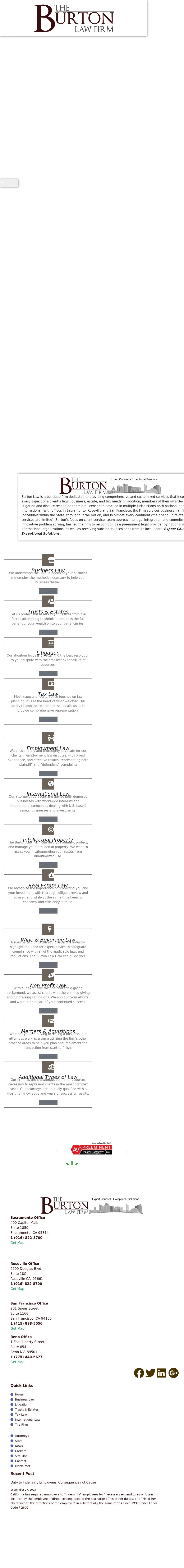 The Burton Law Firm - Roseville CA Lawyers