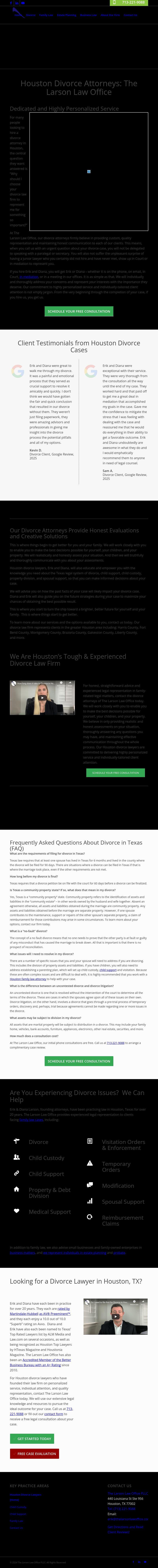 The Larson Law Office PLLC - Houston TX Lawyers