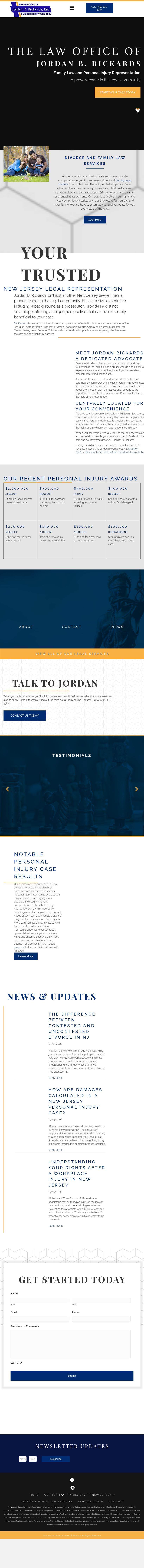 The Law Office of Jordan B. Rickards - Milltown NJ Lawyers