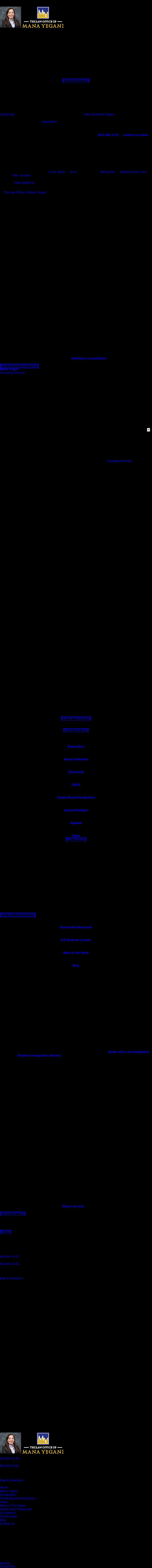The Law Office of Mana Yegani - Houston TX Lawyers