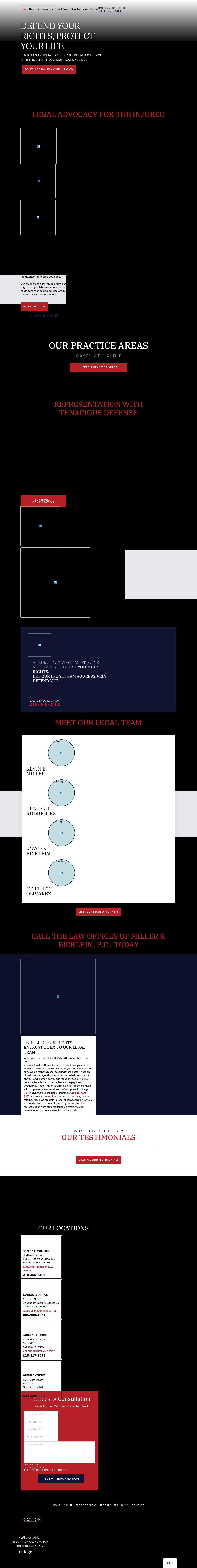 The Law Offices of Miller & Bicklein - Abilene TX Lawyers