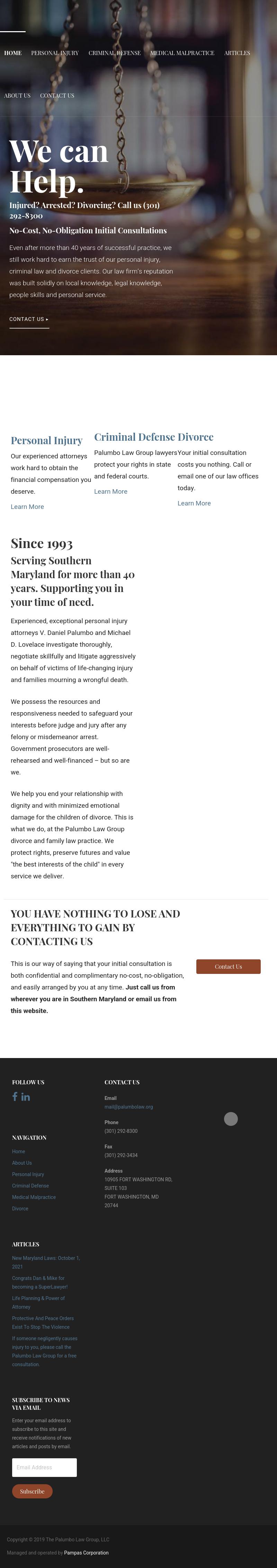 The Palumbo Law Group, LLC - Fort Washington MD Lawyers