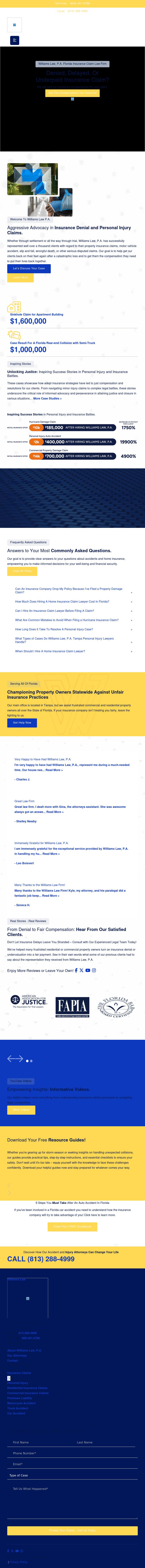Williams Law, P.A. - Tampa FL Lawyers