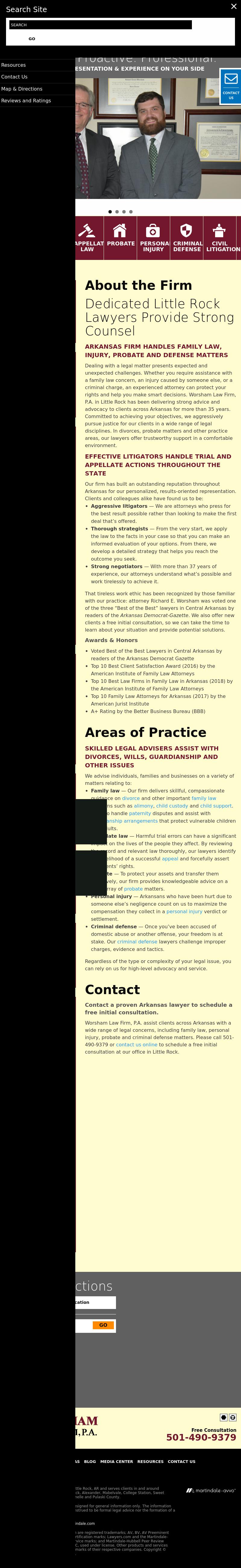Worsham Law Firm, P.A. - Little Rock AR Lawyers