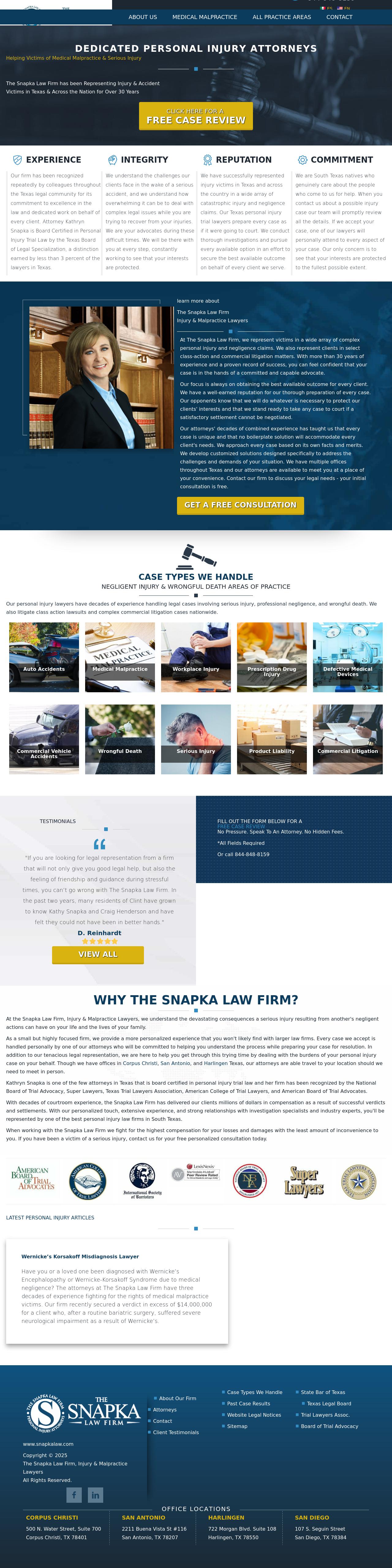 The Snapka Law Firm - Corpus Christi TX Lawyers