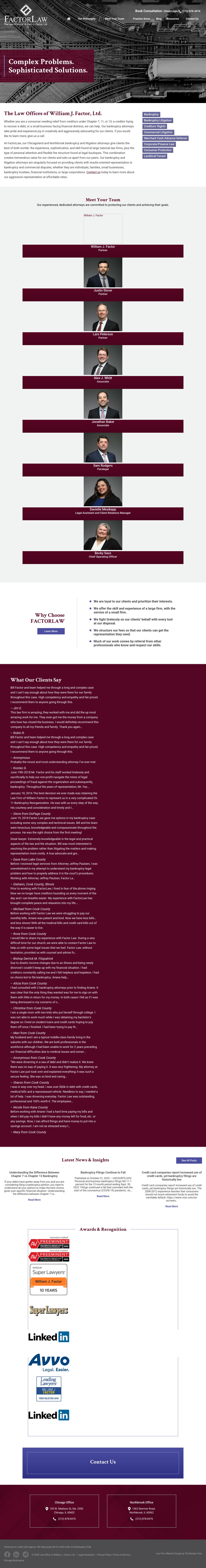 William Factor - Chicago IL Lawyers