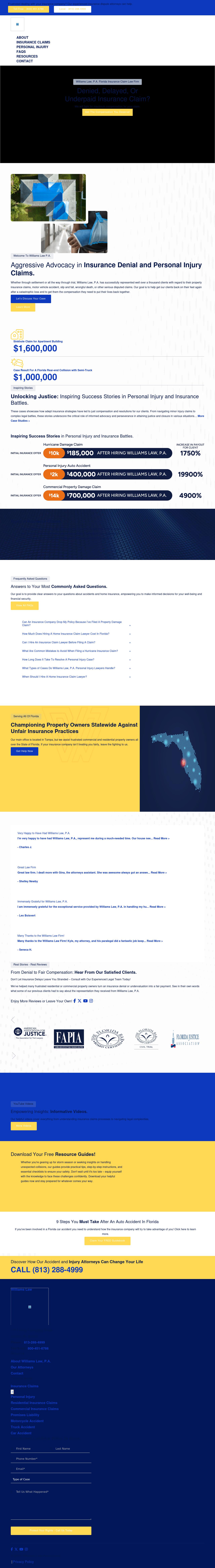 Williams Law Association, P.A. - New Port Richey FL Lawyers