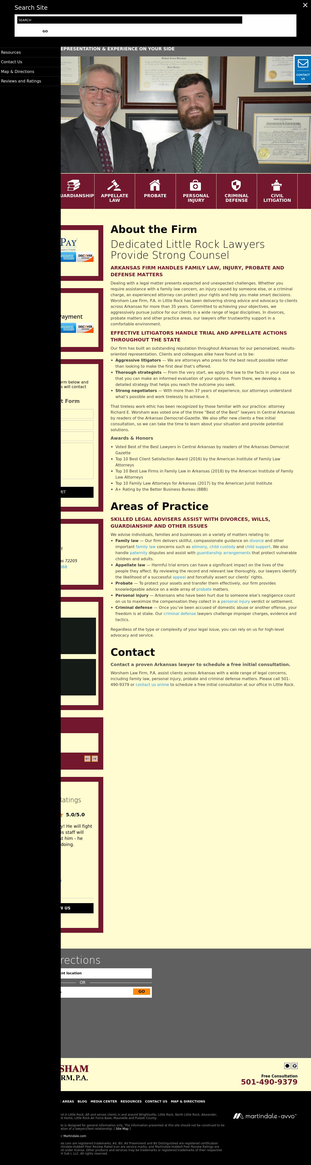 Worsham Law Firm, P.A. - Little Rock AR Lawyers